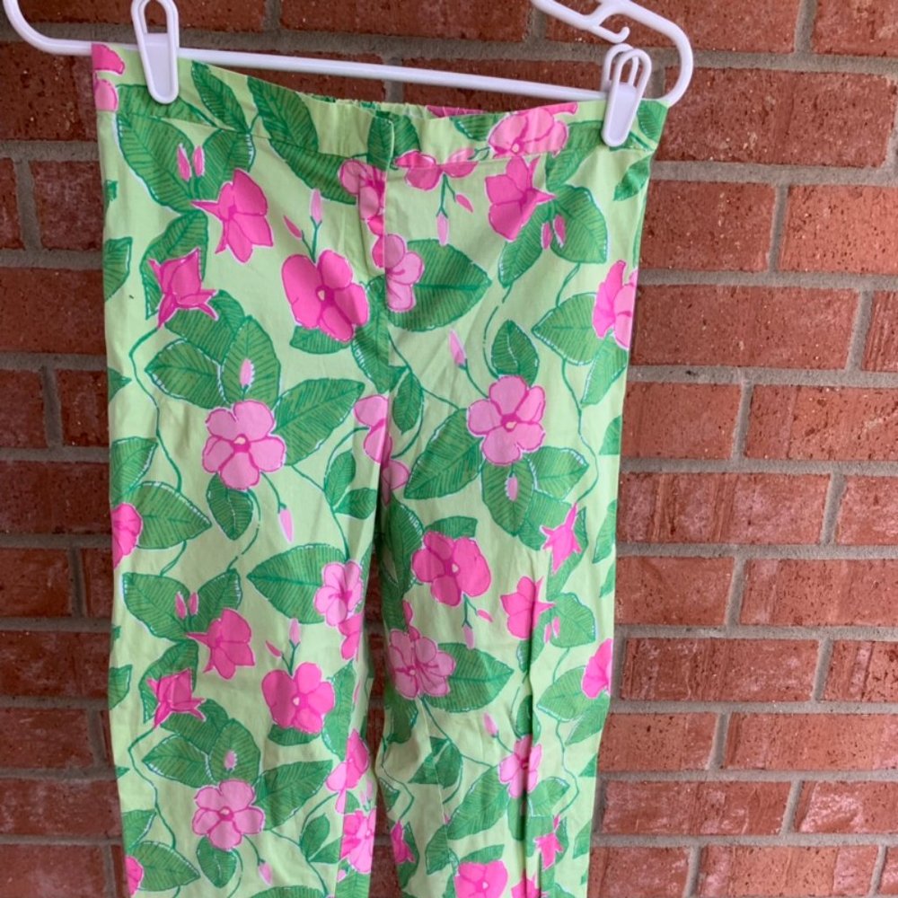 Lily Pulitzer Floral Capri Pants Size MS